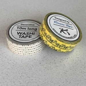 [Free If You Bundle $25+] Qty (2) Sealed Rolls Of Washi Craft Scrapbooking Tape